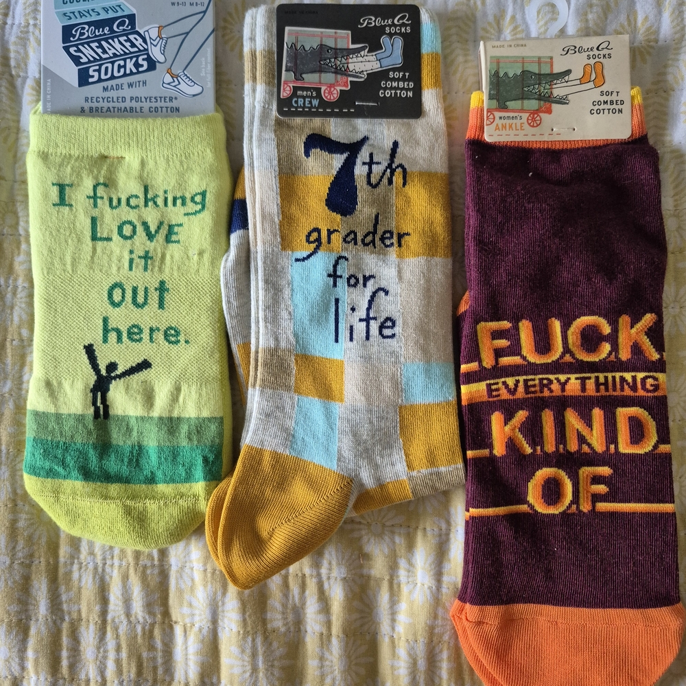 Blue Crew Socks - Multicolor Set Of 3